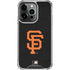 MLB San Francisco Giants - Solid Distressed iPhone 16 Pro Clear Case
